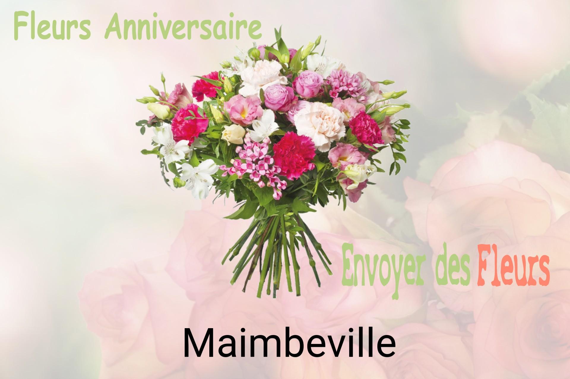 Bouquet de fleurs d’anniversaire livré à Maimbeville