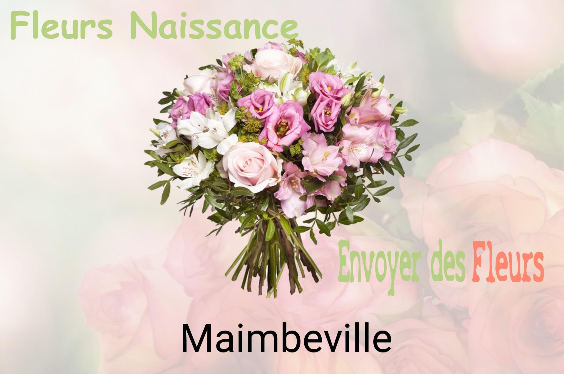 Bouquet de fleurs de naissance livré à Maimbeville